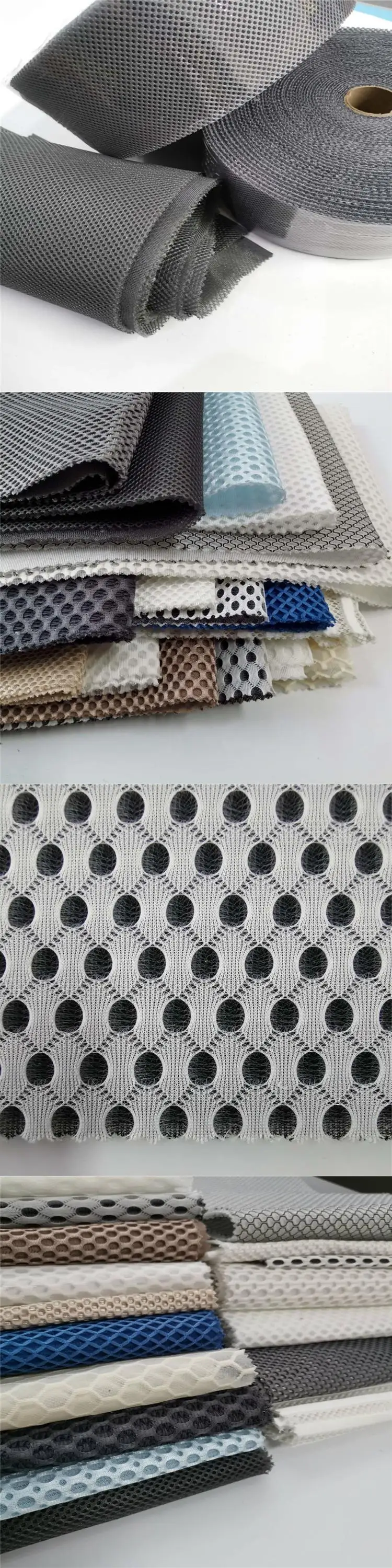 in knitted fabric for 3d mesh mat