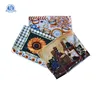 Soft absorption printed microfiber kitchen tea towels