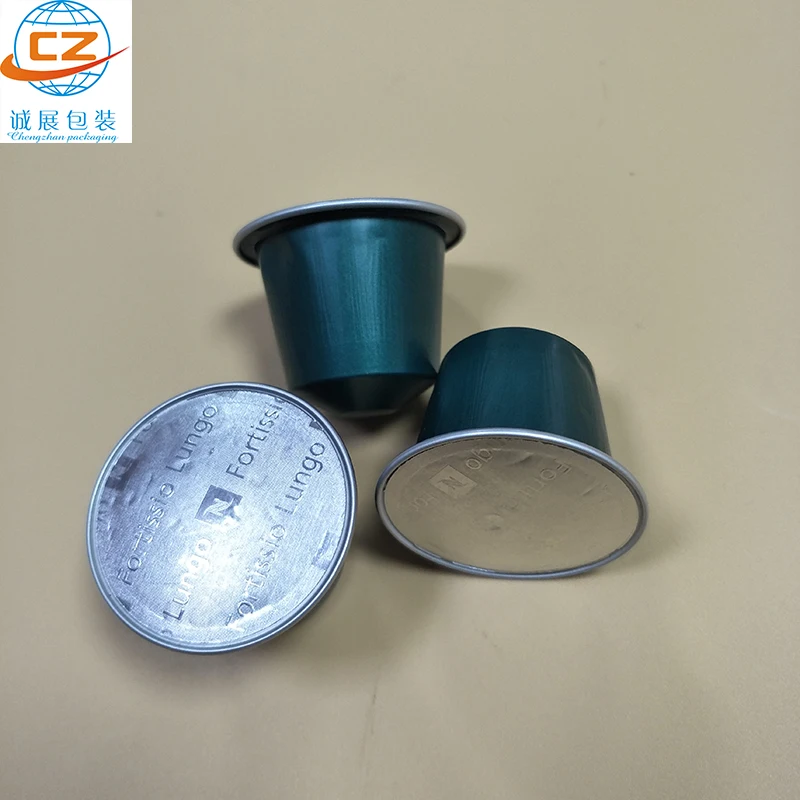 Round Aluminium Foil Aluminium Coffee Capsule For Nespresso Buy Round