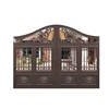 New style special pattern decorative customization garden remote control aluminum main gate home design carved gate