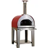 Commercial outdoor charcoal bread wood fired pizza oven