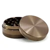 2019 Luxury compression manual aluminum herb grinder with custom logo