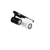 good quality low price smart Fan cooling adjustable beam angle tri-color COB LED track light 15- 50 w 3000k 4000k 6000k 10000k