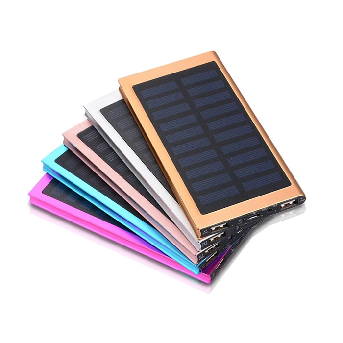 

New 20000 mAh Solar Power Bank Waterproof Phone External Battery Solar Charger Power Bank