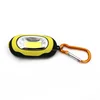Portable Super Mini COB LED FlashLight Key Ring Light Torch 3-Mode Keychain Lamp