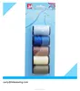 5pcs color polyester small sewing thread paper card package