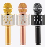 

Q5 WS-858 WS-1816 H8 Mini Multi-function USB Charger Portable Bluetooth Wireless Microphone for Karaoke