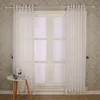 European design custom fancy 100 polyester white curtain sheer for window