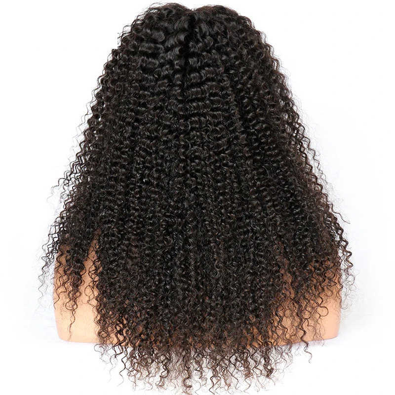 Kinky Curly Full Lace Human Hair Wigs With Baby Hair Brazilian Remy Hair Glueless Full Lace Wig Pre Plucked Natural Hairline