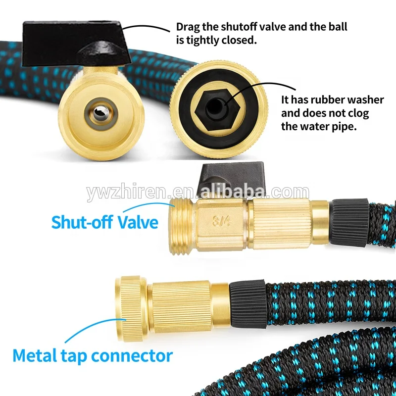 
Amazon Garden Car Wash Equipment 50FT flexible expandable water hose 