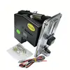 Durable computer CPU comparable coin acceptor for arcade coin operated game machines
