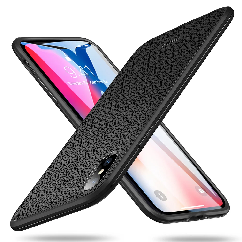 

ESR Newest cell Phone case for iPhone X / 10 Flexible Secure Grip Design air-guard corners TPU case for iPhone X/10, N/a