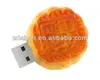 PVC rubber moon cake model usb flash, customized mooncake usb thumb drive giveaway gift