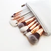 Professional High Quality Nylon Head Wooden Handle Soft Private Logo Oval Make Up Brushes