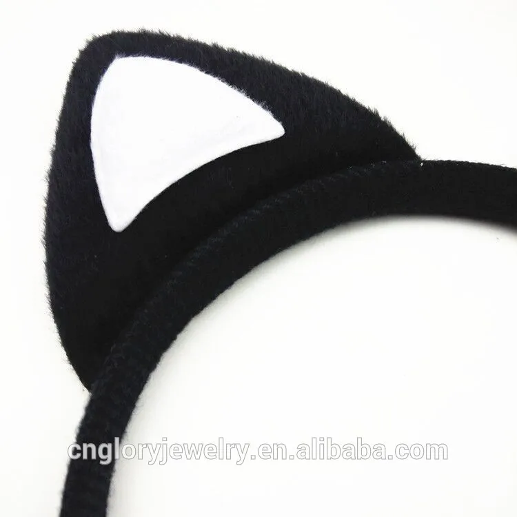 Fashion Party Leopard Anime Cat Ear Headband For Women And Kids - Buy