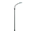 galvanized steel street lighting pole with winch