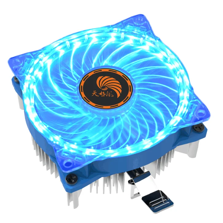 

Fast Heat Dissipation Computer CPU Disipador With Blue LED Fan