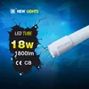 High output led tube 85-265v/AC IC driver 18w tube led t8 6500k dimmable