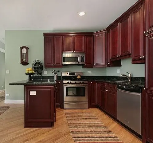 Mueble De Cocina De Nuevo Diseño,Color Vino - Buy Color Vino Del