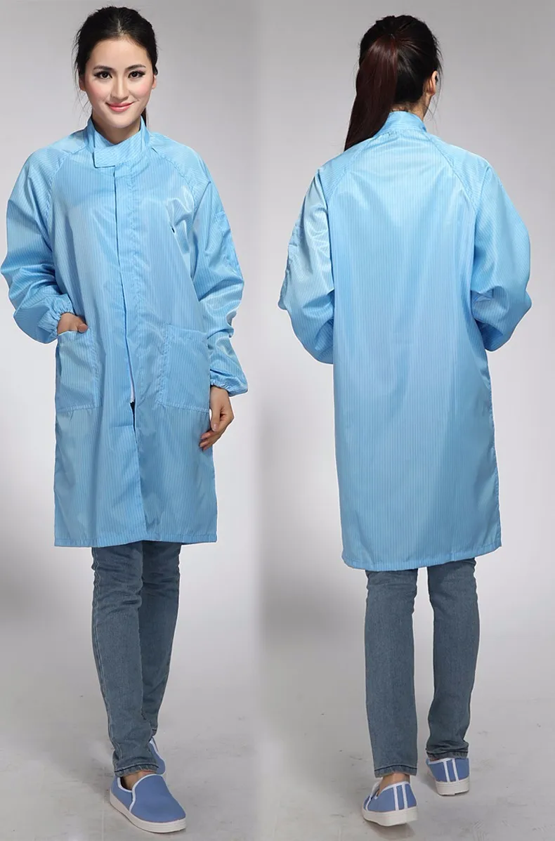 high quality manufacturer esd smock antistatic clean