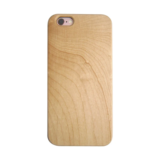 

Laser engraving custom design Plastic wooden wholesale cell phone case for iphone 6, Original wood color