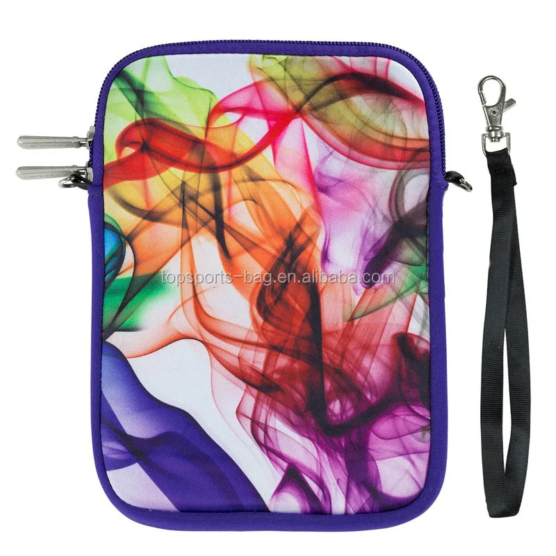 

Double Zipper 11" Detachable Strap Neoprene Laptop Sleeve for Ipad