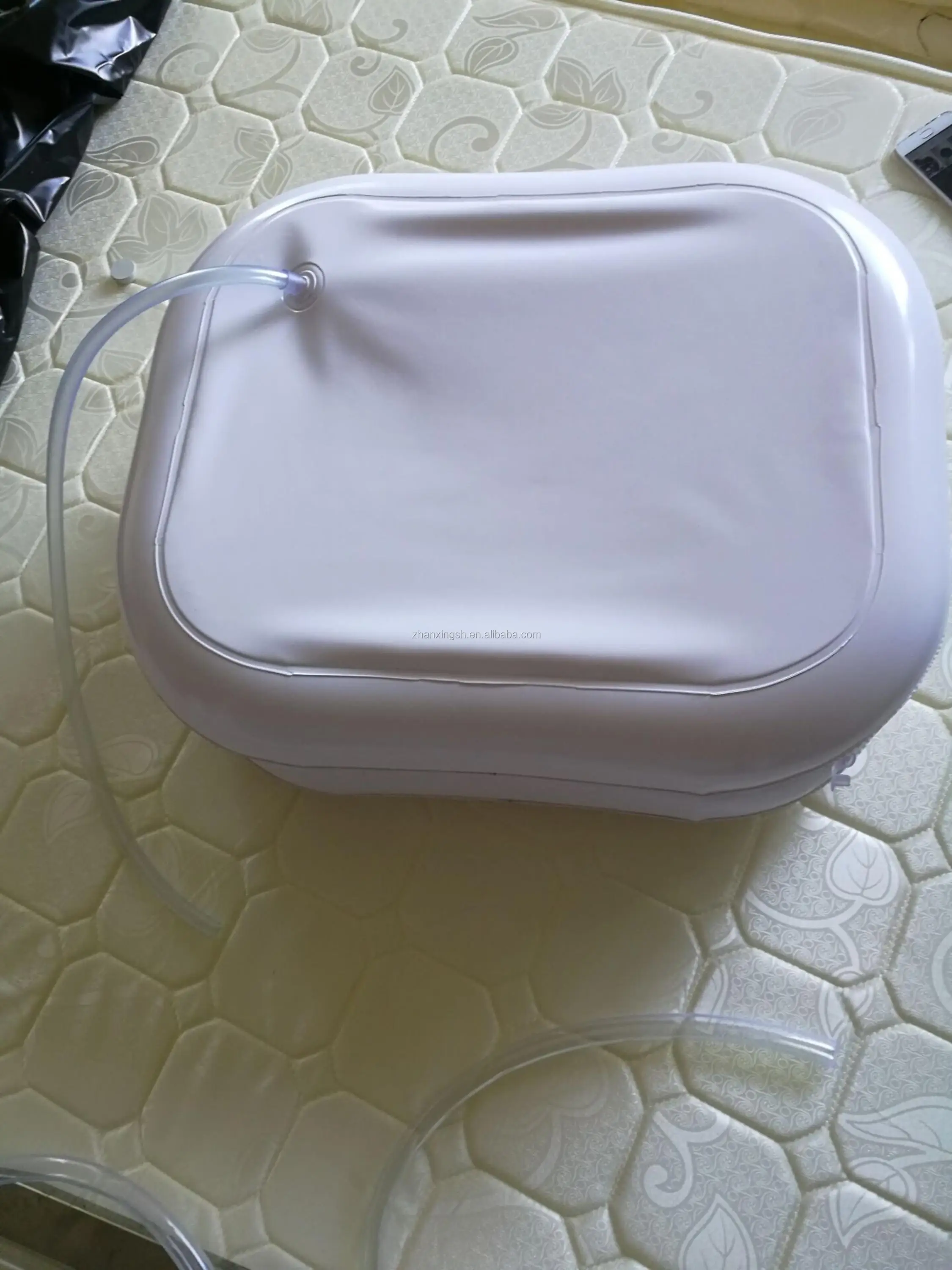 Portable Folding Easy Carry Pvc Plastic Inflatable Hair Shampoo Wash Basin Inflatable Hair Wash