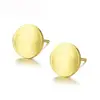 CZCITY Women New Trendy Round Solid 925 Sterling Silver Earrings