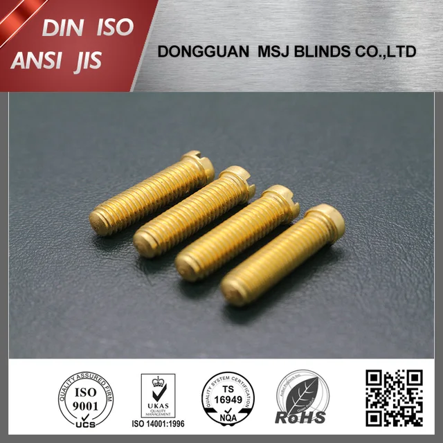 cheese head slotted terminal machine screw