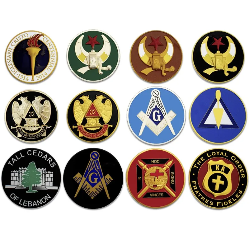 Custom Masonic Car Emblem Car Badges With Badge Sword Car Emblem With