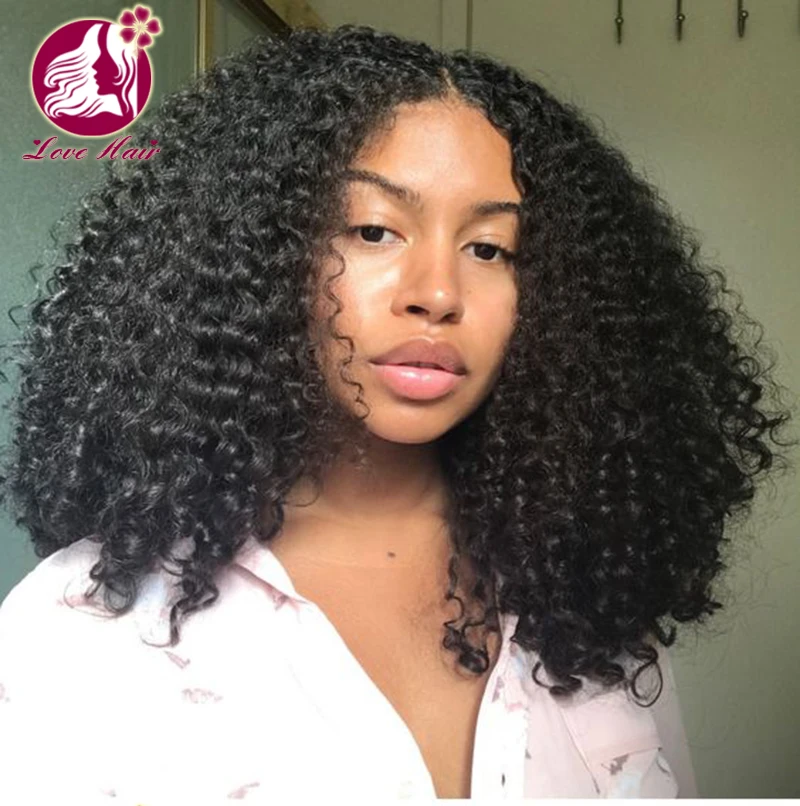 Afro Kinky Curly Human Hair Weave