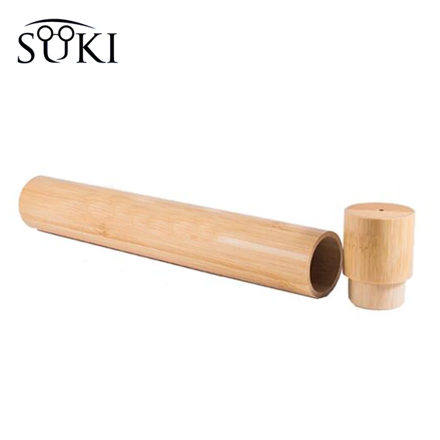 

Travel Bamboo Toothbrush Case, Natural bamboo color
