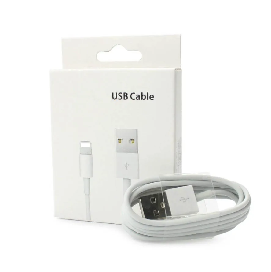 

Wholesale Custom PVC USB Data Line Charging USB Data Cable for iPhone, White