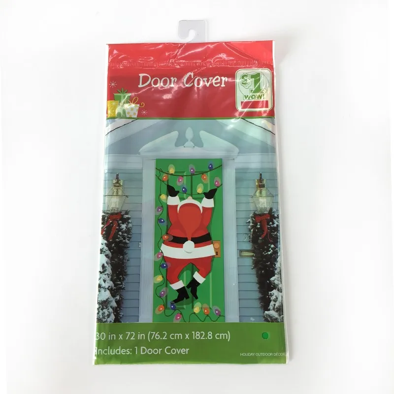 Decorative Ldpe Plastic Halloween Christmas Door Cover Buy Door Cover