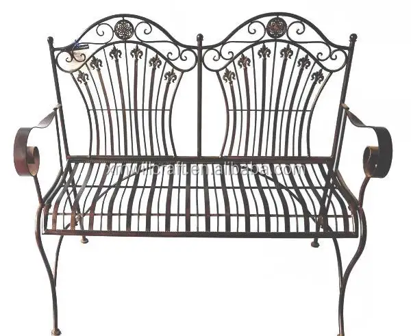 
hot sell cast iron metal outdoor Garden Bench 