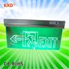 rechargeable 3W led fire emergency acrylic exit sign light