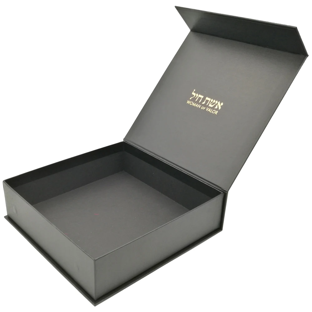 
Custom logo luxury paper magnetic gift packaging box  (60838417755)