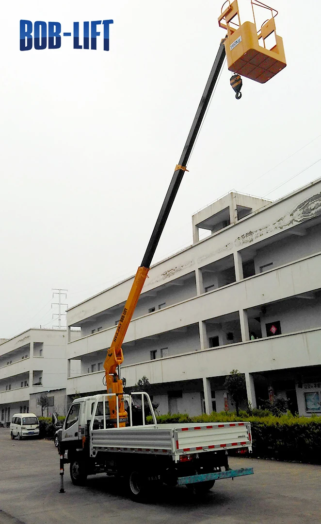 Man Lift Crane With Basket For Trucks Buy Man Lift Crane,Lifting