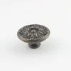 Single Hole Zinc Alloy Material Antique Drawer Knobs D054