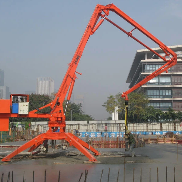 
HGY17 mobile Type concrete placing boom 