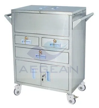 emergency resuscitation trolley