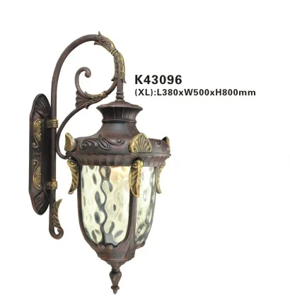 antique classical IP44 outdoor standing path wall lamps led garden light