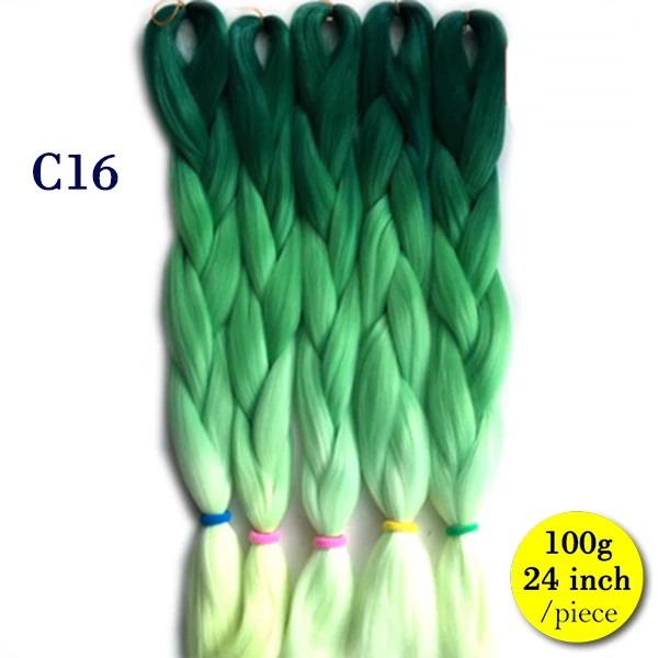 
Single Braids Hair 24 Inch 100g Three Tone Ombre Kanekalon Jumbo Braiding Hair Extension Wholesale Beauty China Manufacturer 
