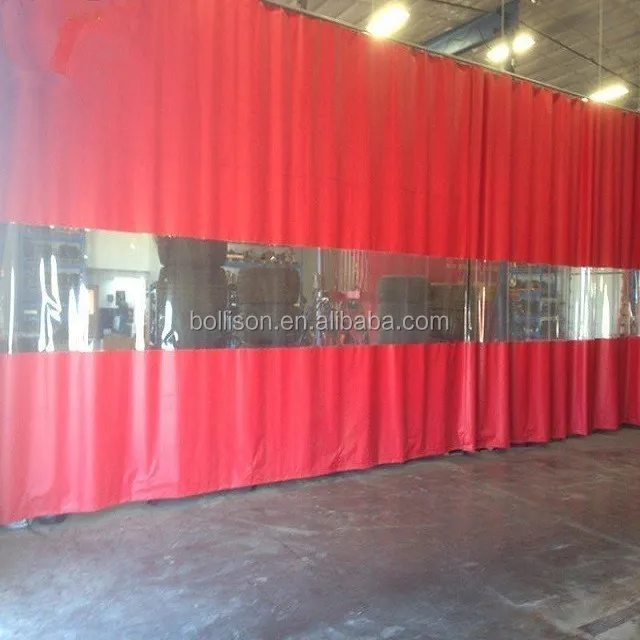 Pvc Warehouse Room Divider Curtains Walls With Transparent