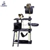 China Customized Design Scratching Wooden Cat Tower Tree