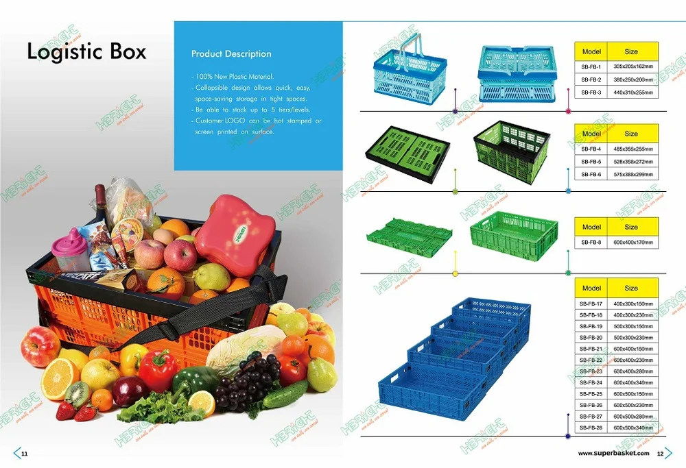 plastic foldable vegetable basket