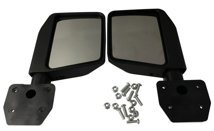 Black Side Mirrors For Jeep For Wrangler Jk 07-17 Years - Buy Mirror,Side  Mirror,For Jeep Product on 