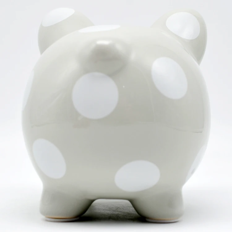 
Wholesale animal money piggy bank ceramic pig for children 