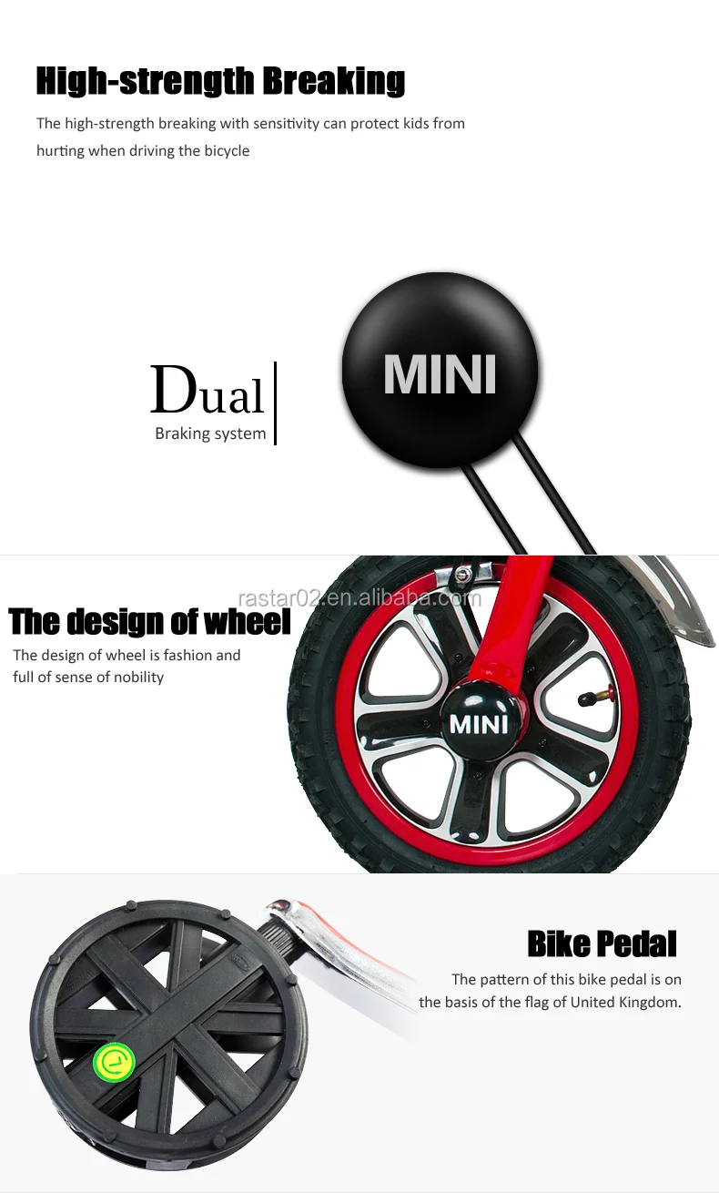 rastar mini cooper bike