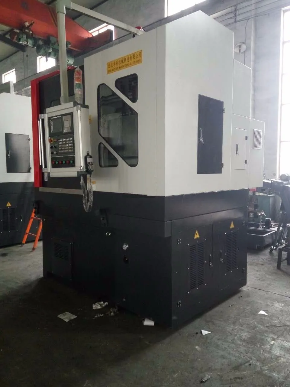 High speed Computer control CNC vertical lathe for brake drum VTC6080